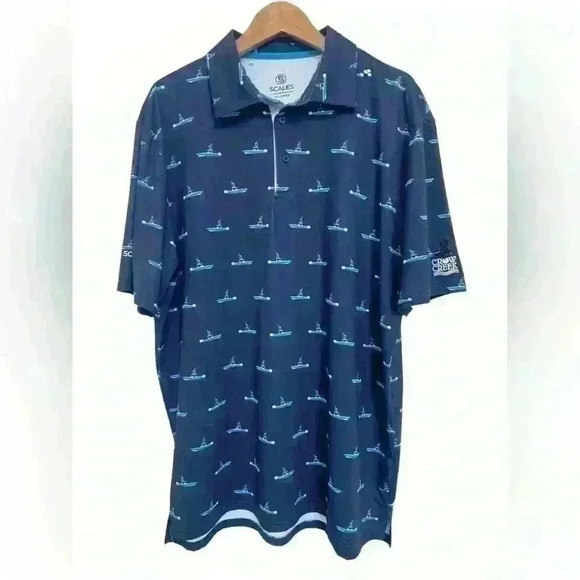 SCALES SeaVee Golf Polo Size XL - Picture 1 of 6